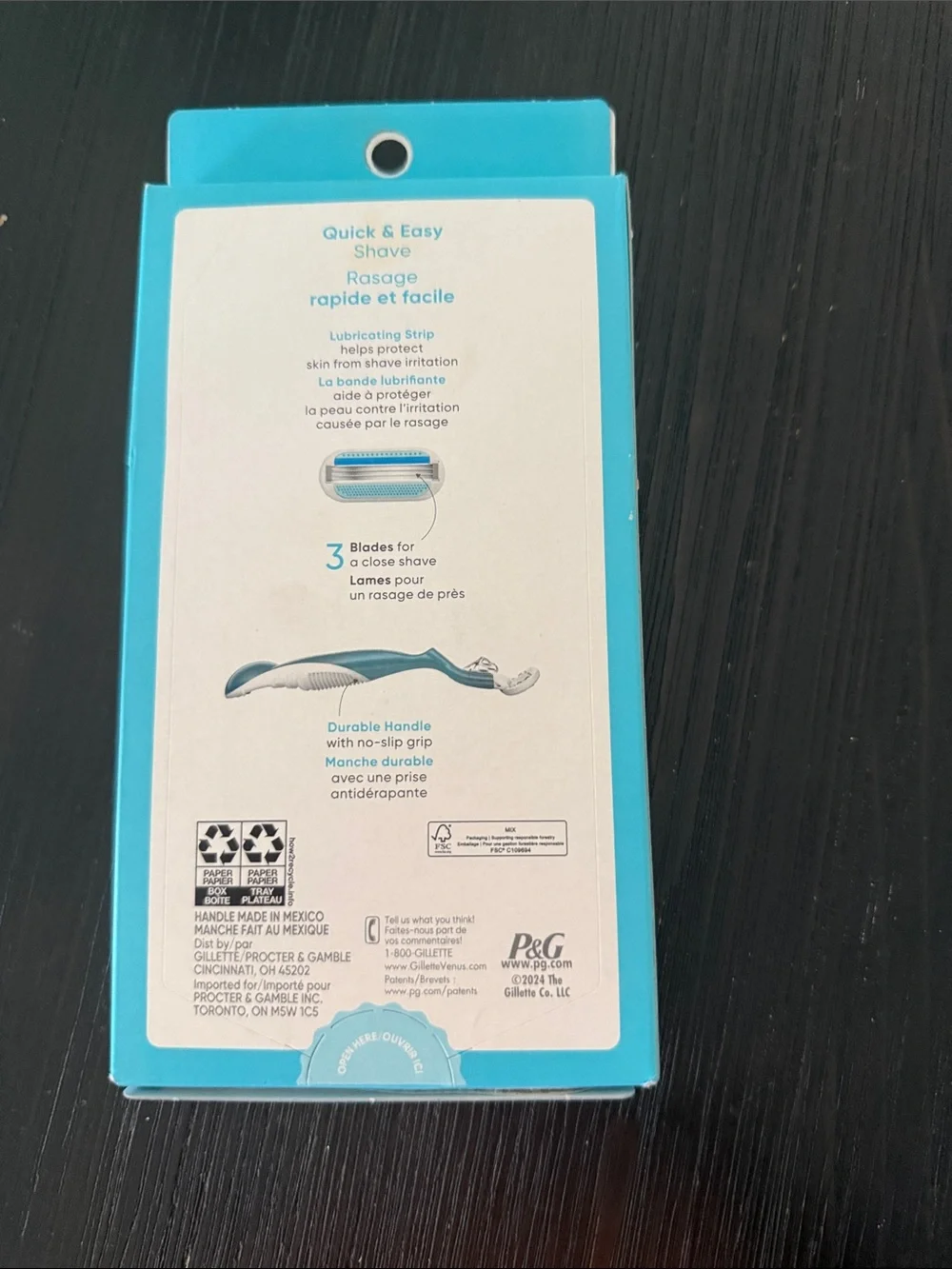 NWT Gillette Venus Smooth Razor 3 blade